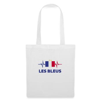 France Football 2022 France Heartbeat France Flag - Tote Bag - white - Front