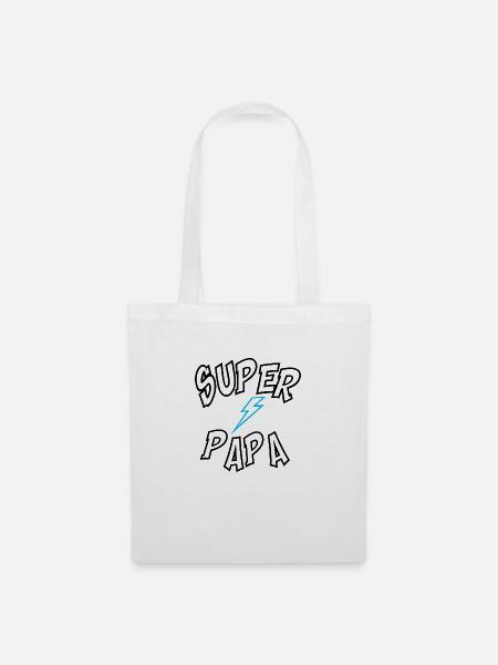 Super Papa - Stoffbeutel - Weiß