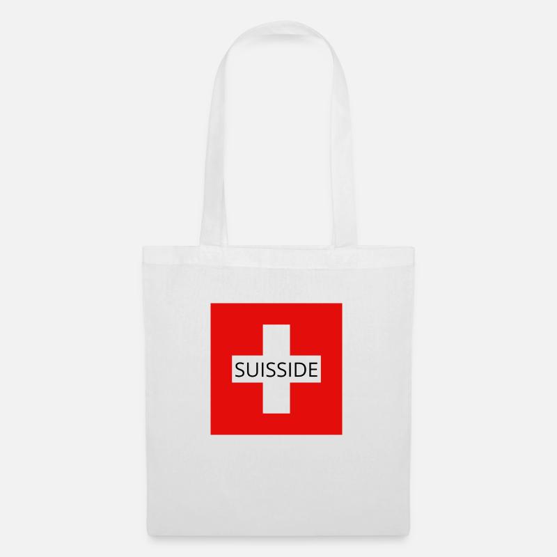 SUISSIDE - Sac en tissu - blanc