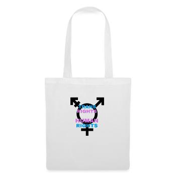 Trans Rights Are Human Rights - Stoffbeutel - Weiß - Vorne