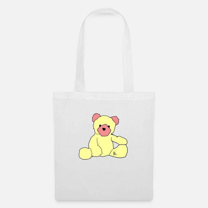 Teddy - Stoffbeutel - Weiß