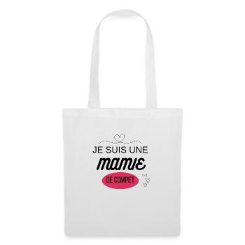 je suis une mamie de compet - Sac en tissu - blanc - Devant