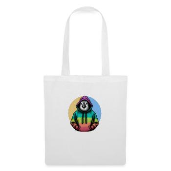 Pingouin classique avec pull - Sac en tissu - blanc - Devant