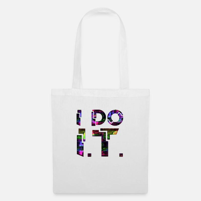 IT guy support geek computer computer geek je le fais - Sac en tissu - blanc