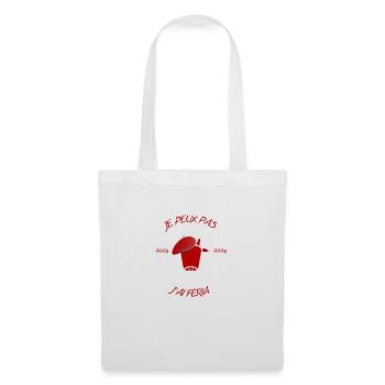 Bayonne 2023 rouge - Sac en tissu - blanc - Devant