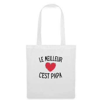 Cadeau parfait pour un papa parfait. - Sac en tissu - blanc - Devant
