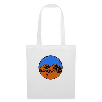 Starry Sky Mountains - Tote Bag - white - Front