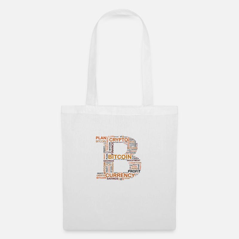 Bitcoin - Stoffbeutel - Weiß
