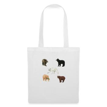Ours - Sac en tissu - blanc - Devant