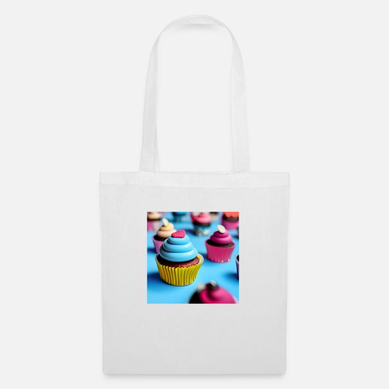 Partycupcakes - Stoffbeutel - Weiß