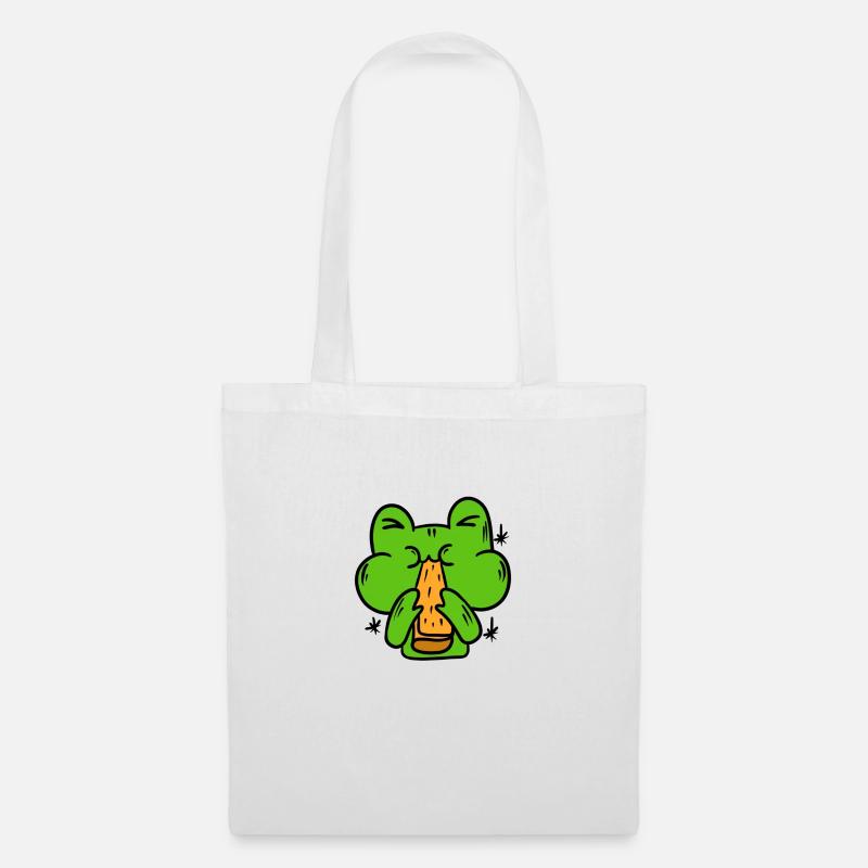 Funny frog, toad - Tote Bag - white