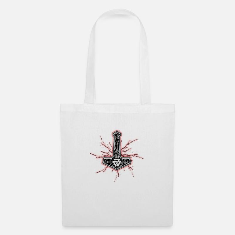 Mjölnir - Tote Bag - white