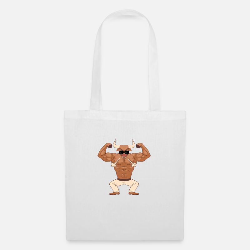 Bullrus - Stoffbeutel - Weiß