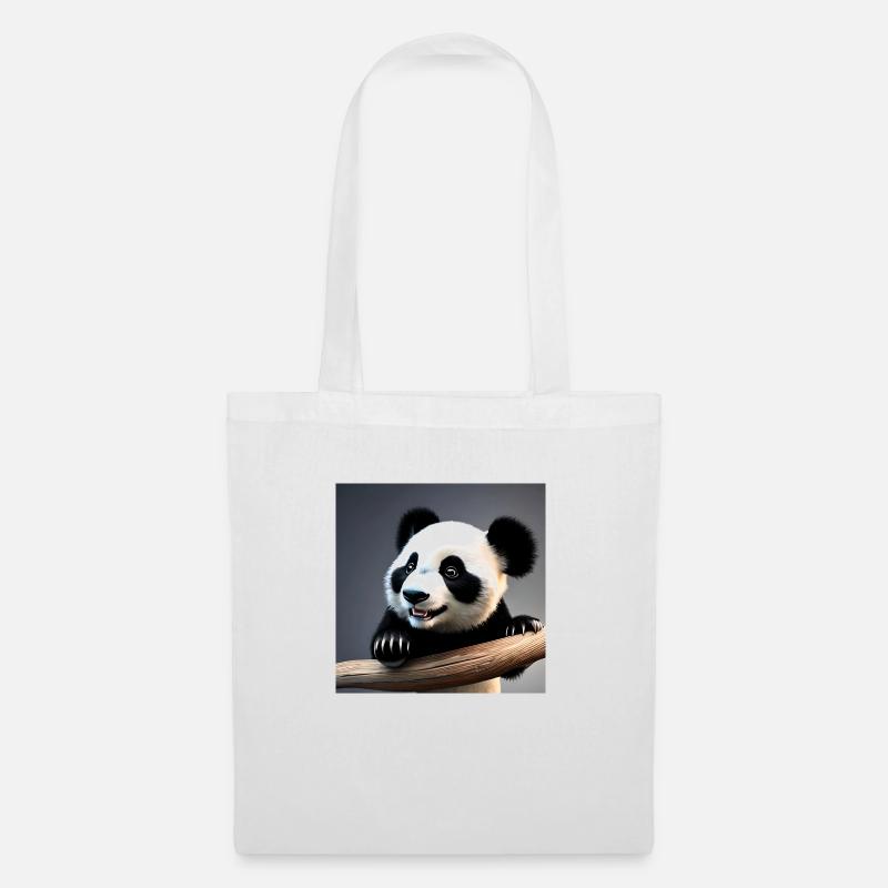 Panda - Tote Bag - white
