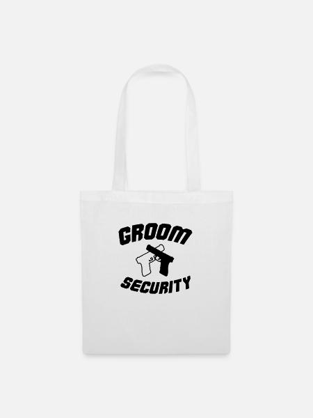 Groom Security - Stoffbeutel - Weiß