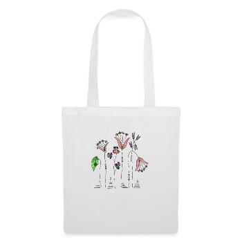 Flowers - Tote Bag - white - Front