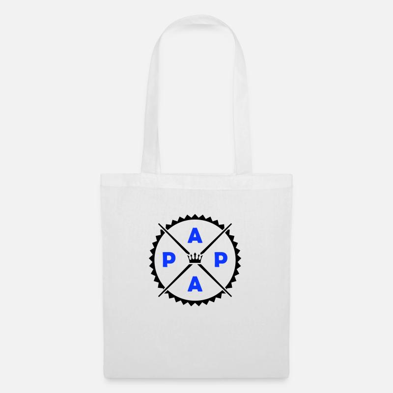 Papa - Sac en tissu - blanc