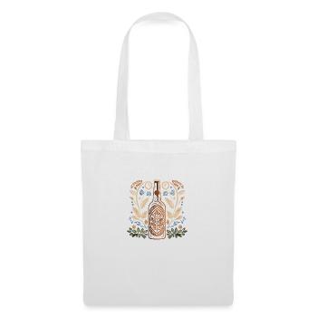 Craft Beer Bottle Motif Beer Drinker - Tote Bag - white - Front