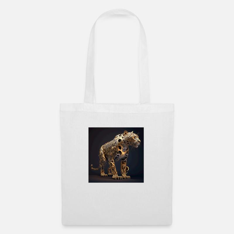 Mechanical eagle, gold, breathtaking art - Tote Bag - white