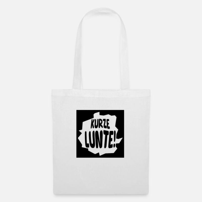 kurze lunte - Stoffbeutel - Weiß