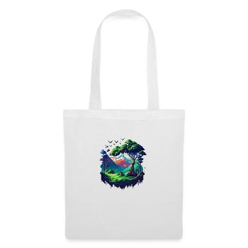 Pixel Odyssey - Tote Bag - white - Front
