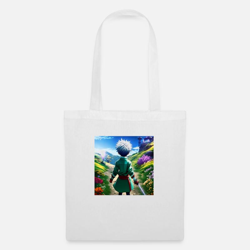 Anime Shirt "GON" - Stoffbeutel - Weiß