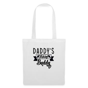 Daddy´s Fishing Buddy - Stoffbeutel - Weiß - Vorne