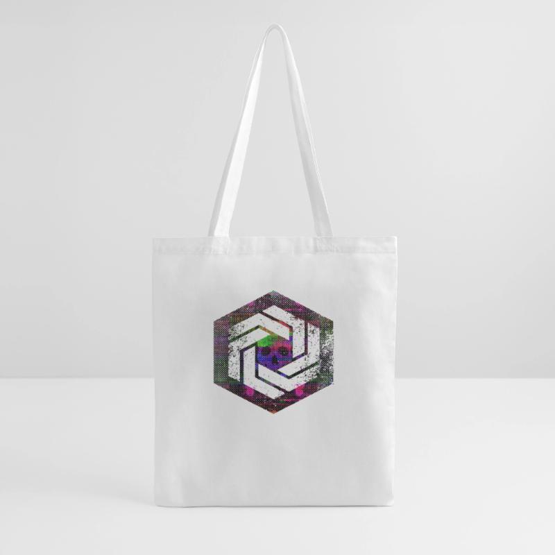 hexagon programming programmer coding geometric Tote Bag