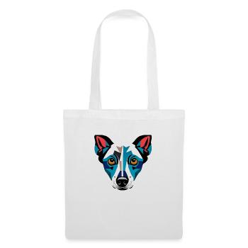 Modern Dog Drawing - Tote Bag - white - Front