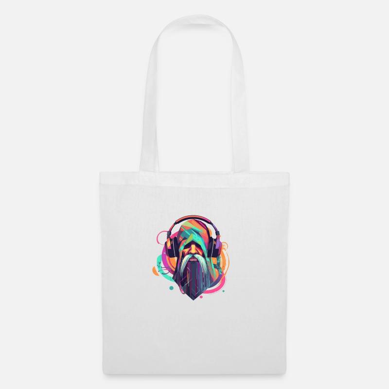 Colorful wizard - Tote Bag - white