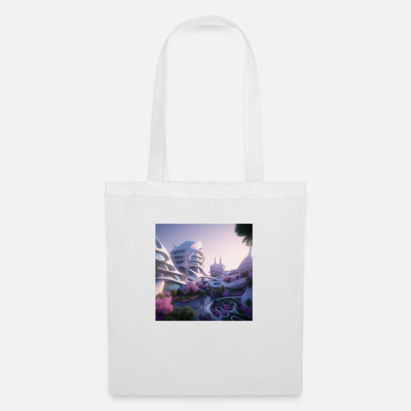 Zaha Hadid Future Style2 - Sac en tissu - blanc