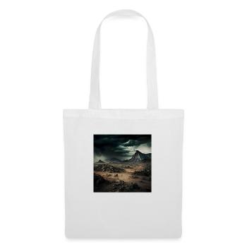 Gloomy Barren Desert Landscape - Tote Bag - white - Front