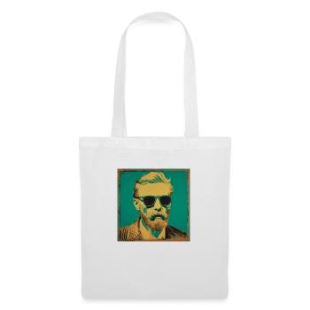 Aventure d’inspiration vintage Tee van gogh portrait - Sac en tissu - blanc - Devant