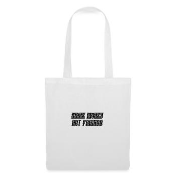 Make money not friends PRINT - Stoffbeutel - Weiß - Vorne