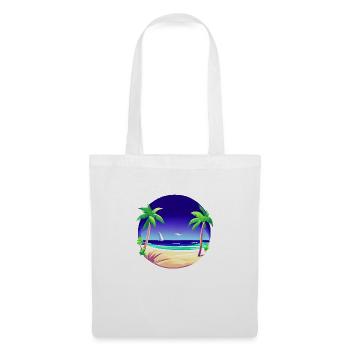 Summer Vacation Palm Sun Island Beach Palm - Tote Bag - white - Front