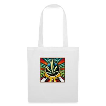 Cannabis comic style - Stoffbeutel - Weiß - Vorne