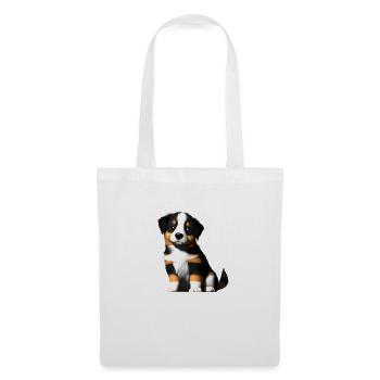 Chiot Berger Australien Propriétaire Chien - Sac en tissu - blanc - Devant