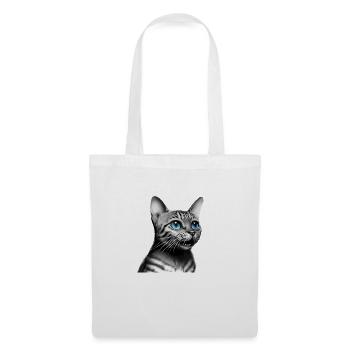 Chat Mâle Chaton Britannique à poil court Chats - Sac en tissu - blanc - Devant