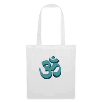 om zeichen symbol mantra yoga spirit liebe - Stoffbeutel - Weiß - Vorne