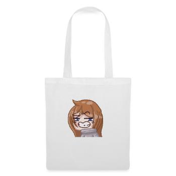 Pillowg1rl Emote Smirk - Stoffbeutel - Weiß - Vorne