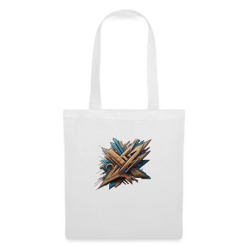Conception de graffitis fous cool - Sac en tissu - blanc - Devant