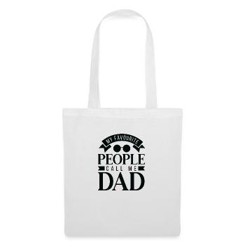 My Favourite People Call Me Dad - Tote Bag - white - Front