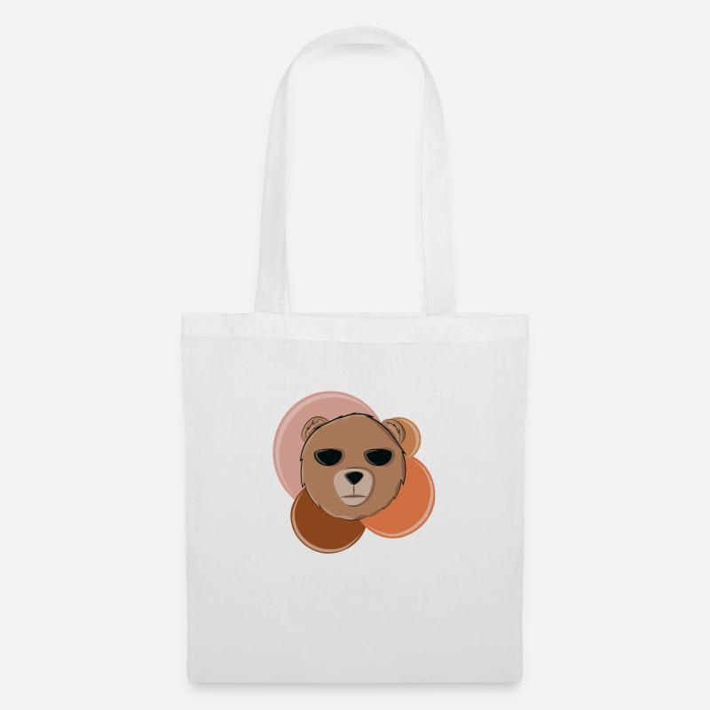 ours - Sac en tissu - blanc