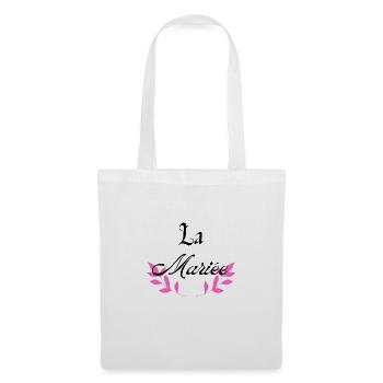 La mariée - Sac en tissu - blanc - Devant