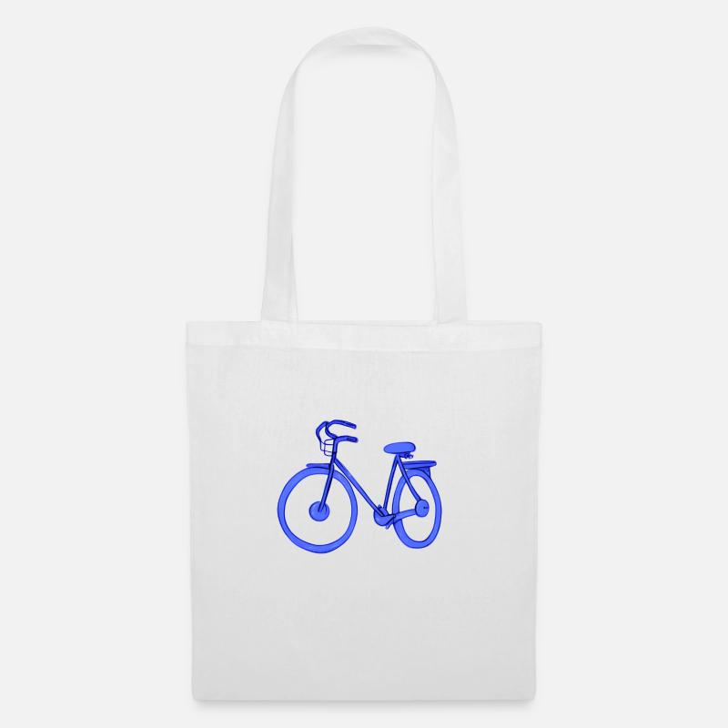Fahrrad - Stoffbeutel - Weiß
