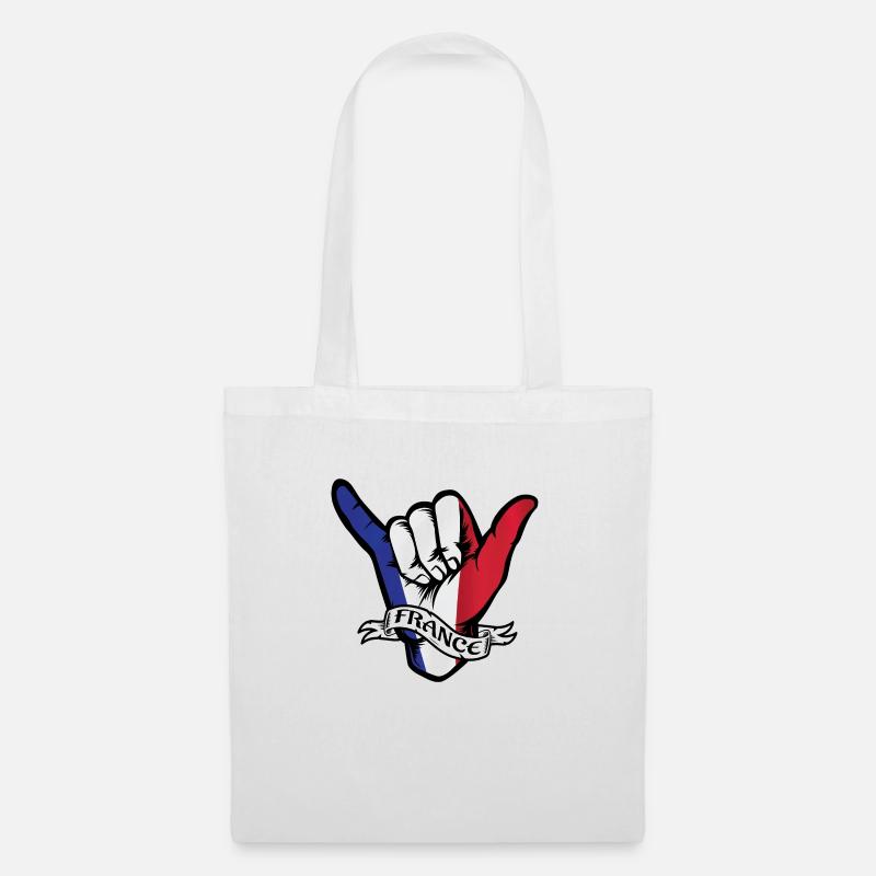 France Shaka - Stoffbeutel - Weiß