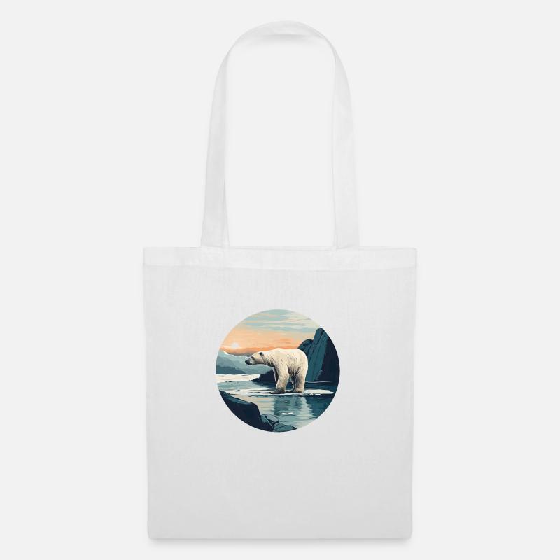 Polar Bear - Tote Bag - white