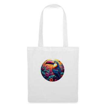 Toucan - Sac en tissu - blanc - Devant
