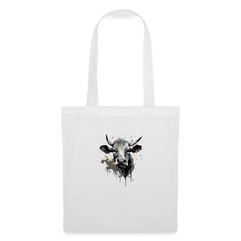 Haga la vache - Sac en tissu - blanc - Devant