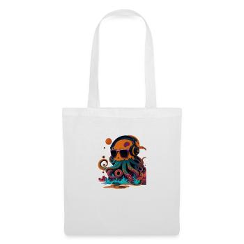 Octopus with sunglasses - Tote Bag - white - Front